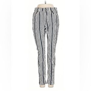 Free People Blue and White Striped Skinny Pants
